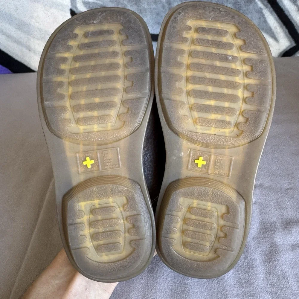Size 37/M5/W6 - Vintage Dr. Martens 8803 Leather Sandals Thong Flip Flops Chunky